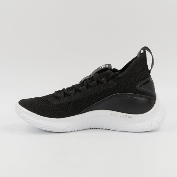 Under Armour Curry Flow 8 \'Black White\' 3023085-002 size 7.5 Men / 9 Women main image 4